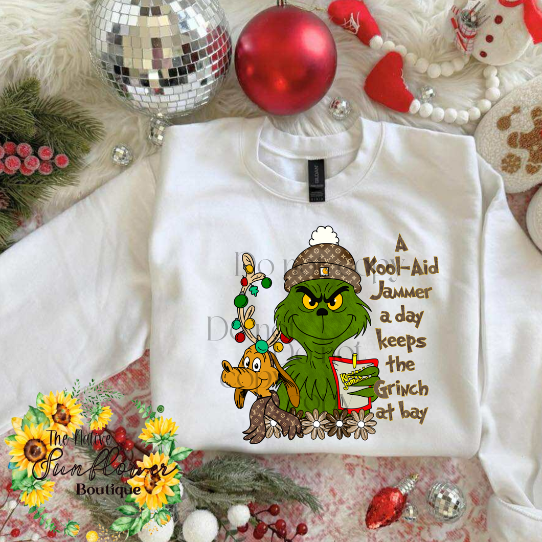 Kool-aid  Jammer  A Day Keep The Green Guy At Bay  Youth Shirt