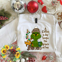 Load image into Gallery viewer, Starbs Coffee A Day Keeps The Green Guy At Bay Shirt Adult
