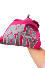 Load image into Gallery viewer, Holly Jolly Sequins Patch Crewneck Adult
