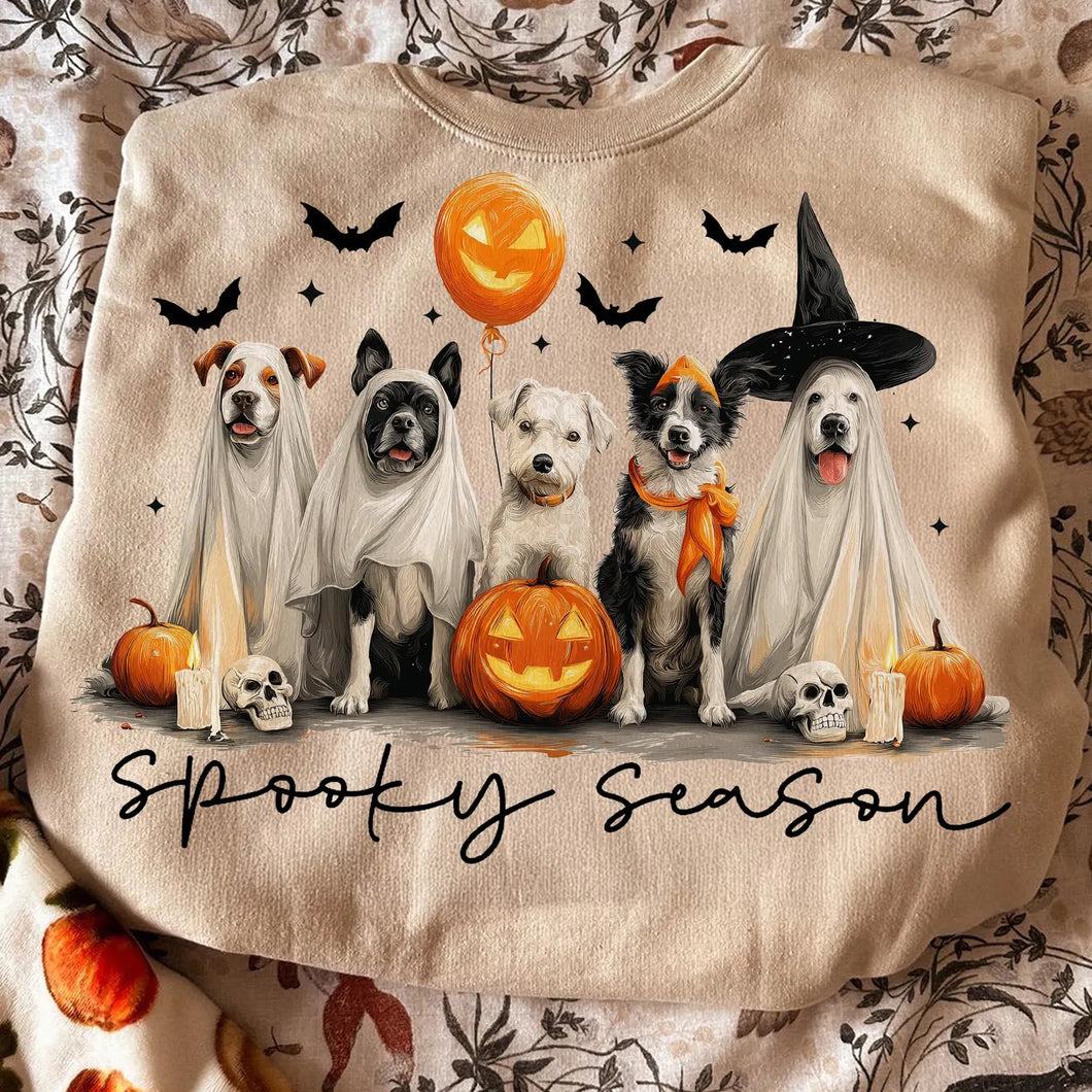 Spooky Season Dogs Adult Shirt
