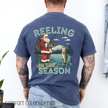 Load image into Gallery viewer, Reeling Into The Season Adult Shirt
