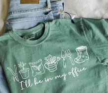 Load image into Gallery viewer, I'll be in my office Adult Shirt
