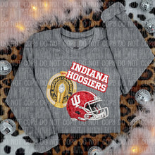 Load image into Gallery viewer, INDY HOO SIER  FAUX EMBROIDER ADULT SHIRT
