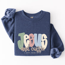 Load image into Gallery viewer, Jesus and Coffee Adult Shirt
