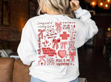 Load image into Gallery viewer, Jesus is my Valentine  COLLAGE Adult Shirt

