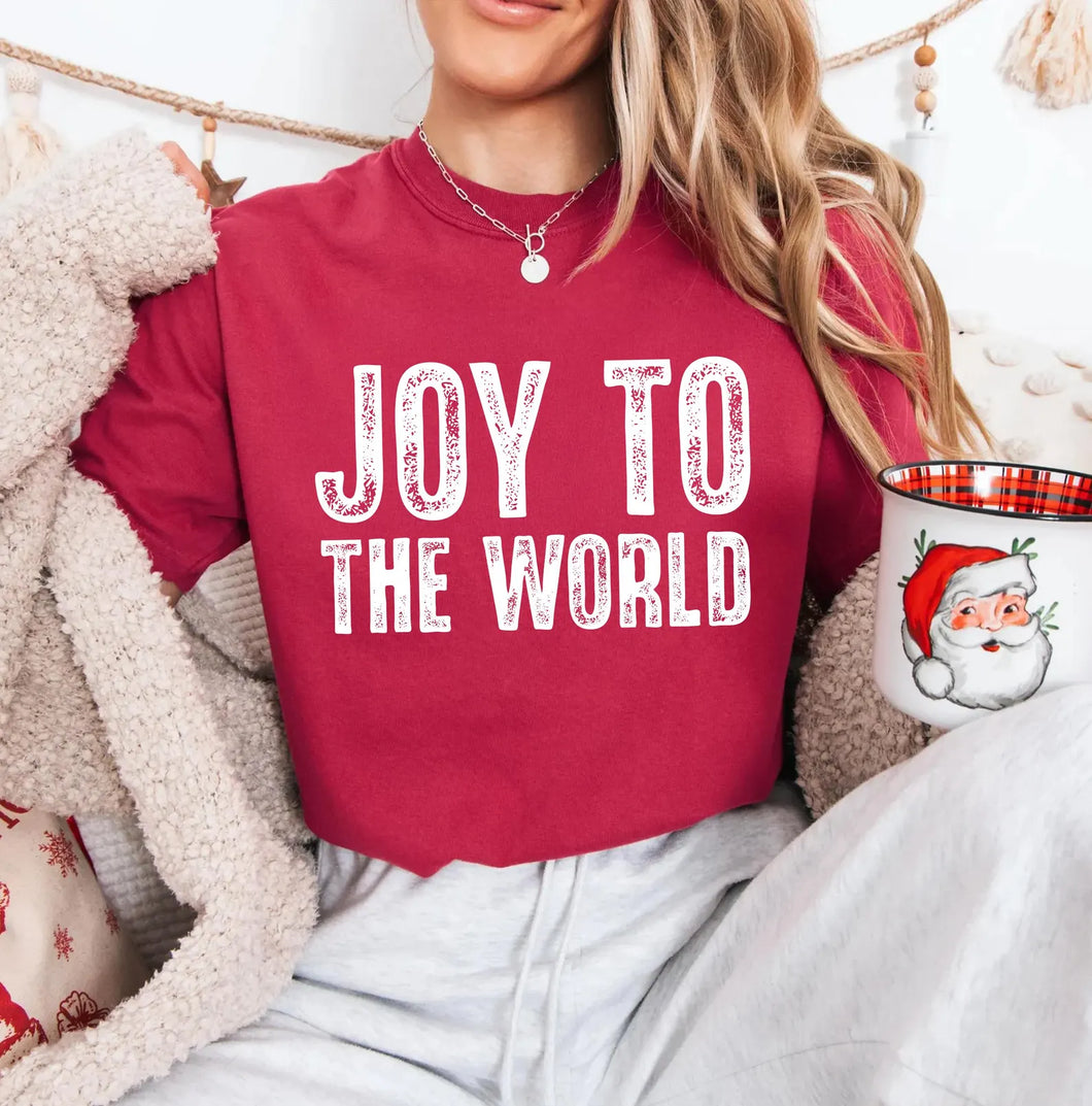 Joy To The World Adult Shirt