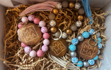 Load image into Gallery viewer, MAMA Wooden Bead Wristlets
