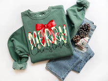 Load image into Gallery viewer, Merry Christmas Bow Shirt Youth
