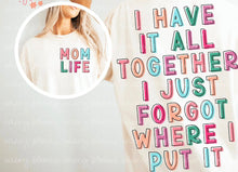 Load image into Gallery viewer, MOM LIFE RETRO ADULT SHIRT
