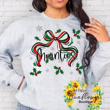 Load image into Gallery viewer, Mounties Bow Christmas Adult Shirt
