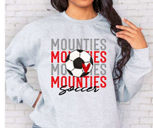 Load image into Gallery viewer, MOUNTIES SOCCER ADULT (black writing)
