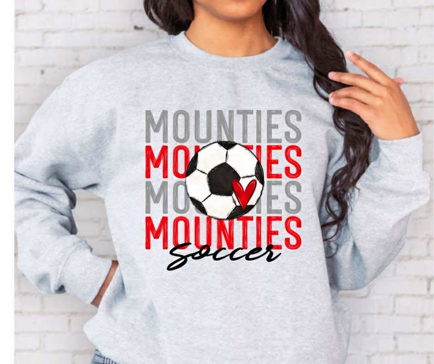 MOUNTIES SOCCER ADULT (black writing)