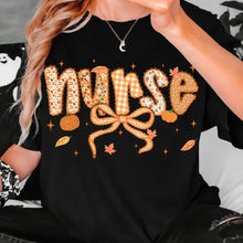 Load image into Gallery viewer, &quot;NURSE&quot; Bow Pumpkin
