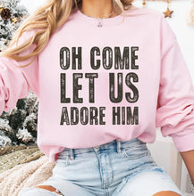 Load image into Gallery viewer, Oh Come Let Us Adore Him Adult Shirt
