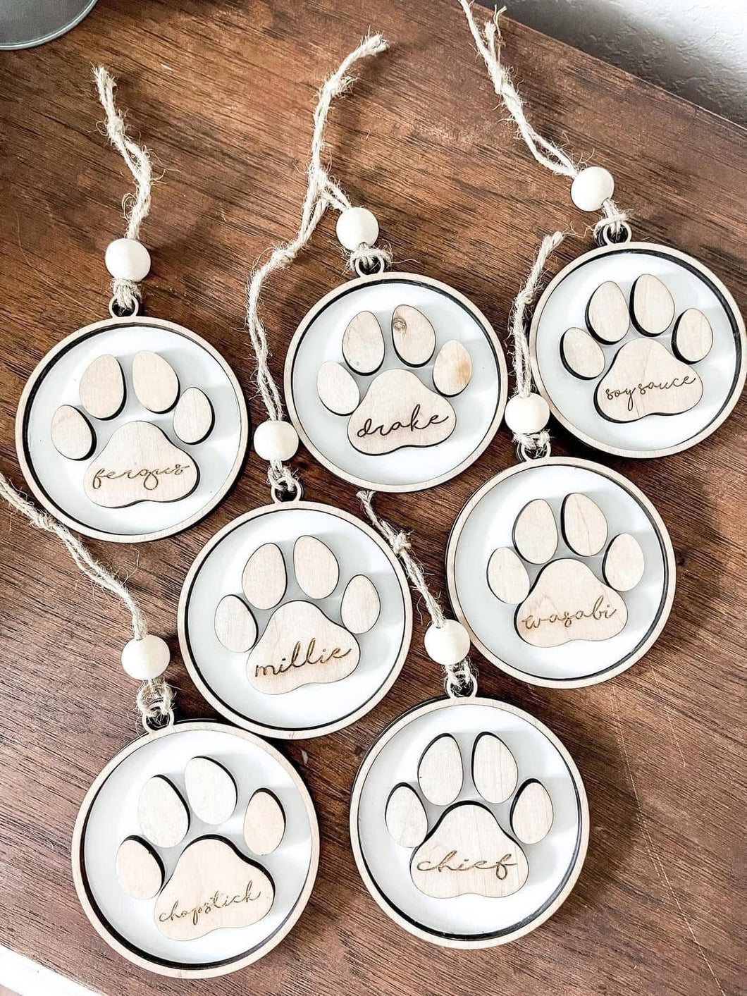 PAW PRINT ORNAMENT