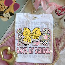 Load image into Gallery viewer, 100 days of school GIRL-YOUTH shirt
