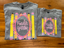 Load image into Gallery viewer, PENCIL FRAME GRADE DOODLE YOUTH TEE
