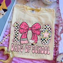 Load image into Gallery viewer, 100 days of school GIRL-YOUTH shirt
