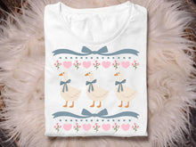 Load image into Gallery viewer, Vintage Pink Heart Goose Adult Shirt
