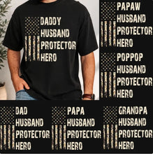 Load image into Gallery viewer, Husband Protector Hero Adult Shirt
