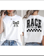Load image into Gallery viewer, RACE DAY BOW POCKET Adult Shirt
