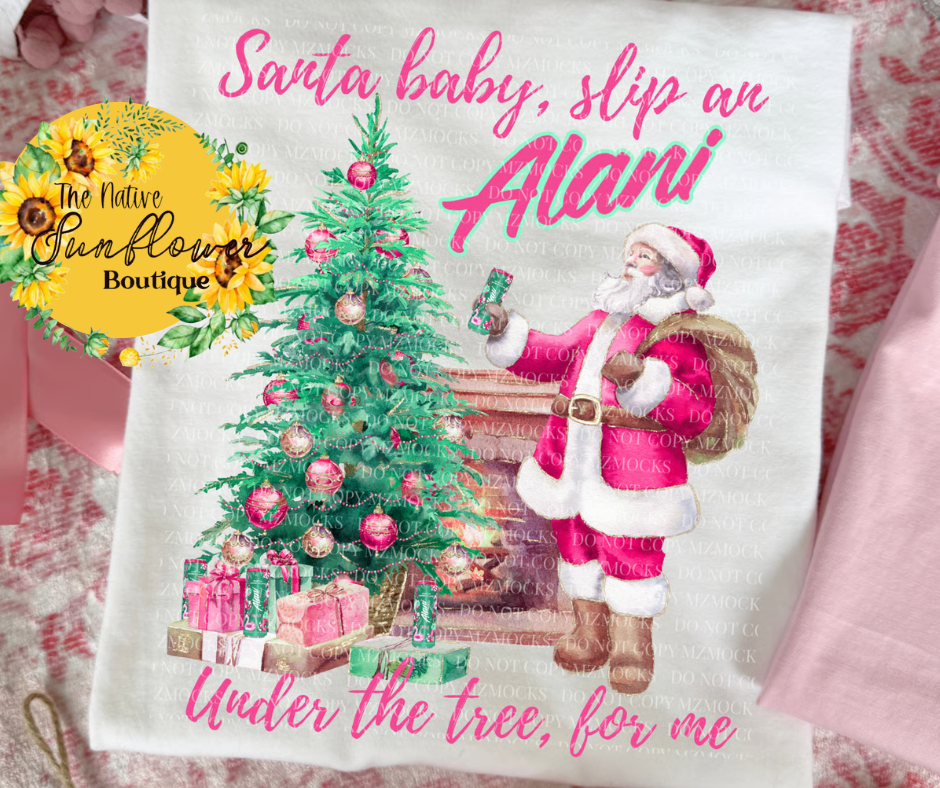 Santa Baby Alani Shirt Adult