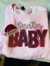 Load image into Gallery viewer, Santa Baby Sequins Patch Crewneck Adult
