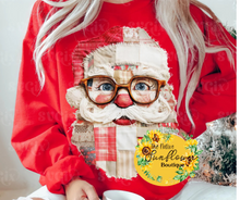 Load image into Gallery viewer, Santa Patchwork Shirt Youth
