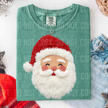 Load image into Gallery viewer, Santa Cheeky Faux Yarn Shirt Youth
