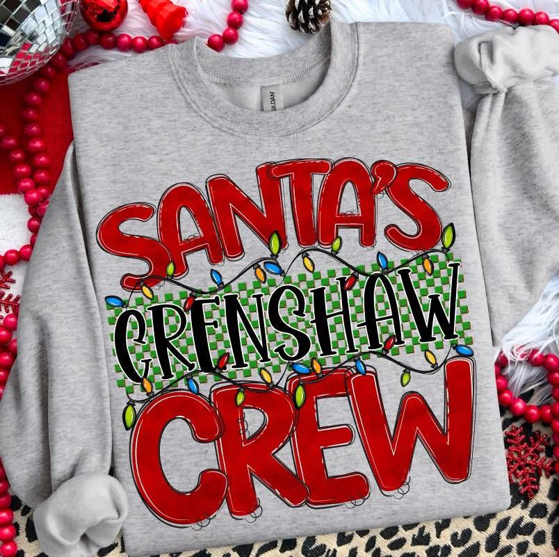 Santa *CUSTOM* Crew Adult Shirt
