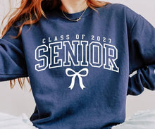 Load image into Gallery viewer, CLASS OF 2027 SENIOR BOW ADULT Shirt
