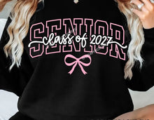 Load image into Gallery viewer, CLASS OF 2027 SENIOR PINK BOW ADULT Shirt
