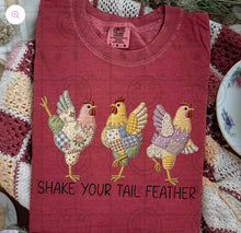 Load image into Gallery viewer, Shake Your Tail Feather Adult Shirt
