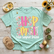 Load image into Gallery viewer, SHOP EXCLUIVE SHOP SMALL NATIVE SUNFLOWER BOUTIQUE ADULT SHIRT

