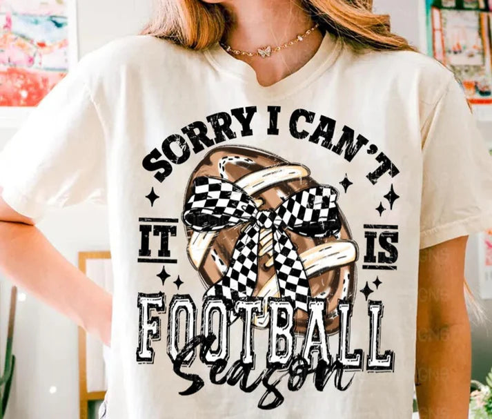 SORRY I CANT ITS FOOTBALL SEASON ADULT