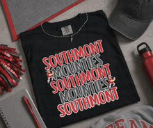 Load image into Gallery viewer, SOUTHMONT MOUNTIES STACKED YOUTH TEE
