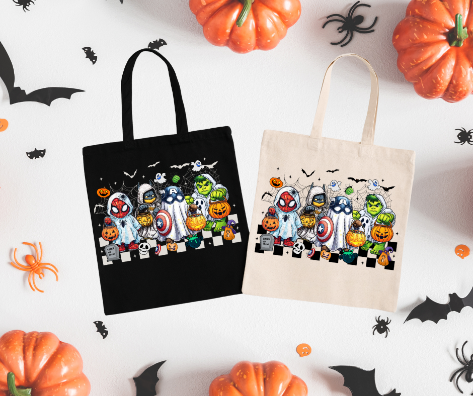Superhero Bag (black or white)