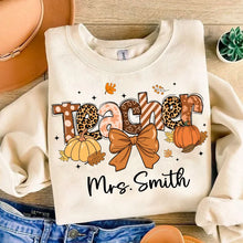 Load image into Gallery viewer, Teacher Fall Custom Name
