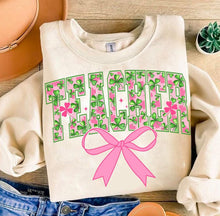 Load image into Gallery viewer, Teacher w/clovers &amp; bow Adult Shirt
