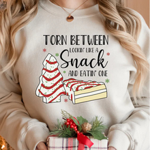 Load image into Gallery viewer, Torn Between Lookin Like A Snack Adult Shirt
