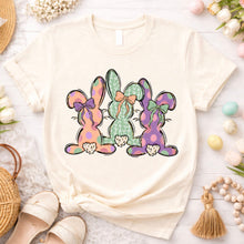 Load image into Gallery viewer, Bunny Trio Adult Shirt
