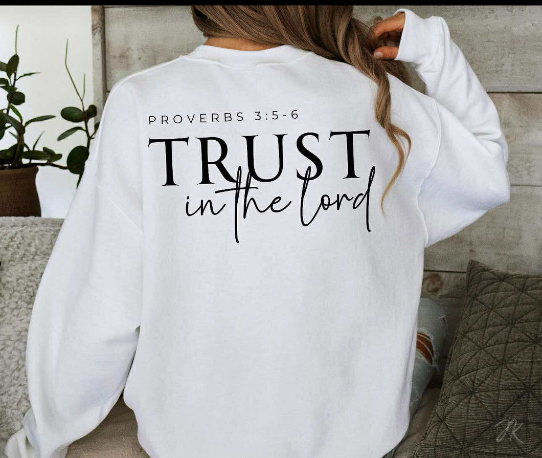 Trust in the Lord Back Design, Adult