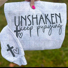 Load image into Gallery viewer, UNSHAKEN Faux Embroider Adult Shirt
