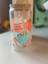Load image into Gallery viewer, Glass Very Merry Ho Ho Ho Cup
