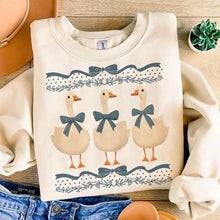 Load image into Gallery viewer, Vintage Blue Ribbon Goose Adult Shirt
